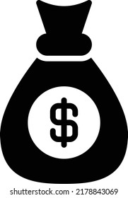 Ilustración del vector del dólar sobre un fondo transparente.Símbolos de calidad premium.Icono vectorial de glifos para concepto y diseño gráfico.