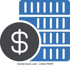 Dollar Vektorgrafik auf transparentem Hintergrund.Symbole in Premium-Qualität.Glyphen Vektorsymbol für Konzept und Grafikdesign.