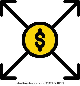 Dollar Vector illustration on a transparent background.Premium quality symmbols.Stroke vector icons for concept and graphic design. 
