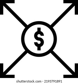 Dollar Vector illustration on a transparent background.Premium quality symmbols.Stroke vector icons for concept and graphic design. 
