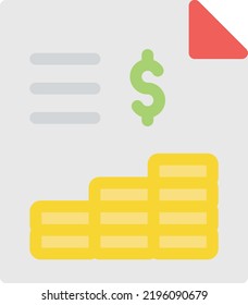 Dollar Vector illustration on a transparent background. Premium quality symmbols. Line Color vector icons for concept and graphic design.