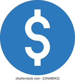 Ilustración del vector del dólar sobre un fondo transparente.Símbolos de calidad premium.Icono vectorial de glifos para concepto y diseño gráfico.