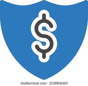 dollar Vector illustration on a transparent background. Premium quality symmbols. Glyphs vector icons for concept and graphic design.