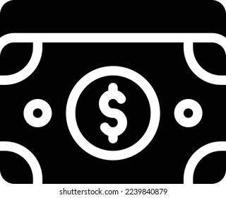 dollar Vector illustration on a transparent background. Premium quality symmbols. Glyphs vector icons for concept and graphic design.