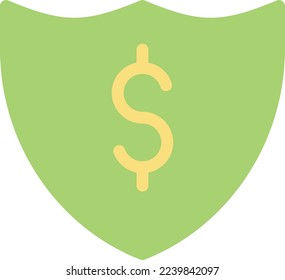 dollar Vector illustration on a transparent background. Premium quality symmbols. Line Color vector icons for concept and graphic design.