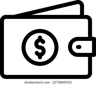 Dollar Vector illustration on a transparent background. Premium quality symmbols. Thin line vector icons for concept and graphic design.