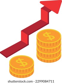 Dollar-Vektorgrafik auf transparentem Hintergrund. Symbole in Premium-Qualität. Flache Symbole für Konzept und Grafikdesign.