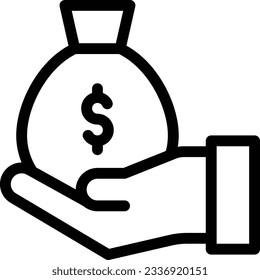 dollar Vector illustration on a transparent background.Premium quality symmbols.Stroke vector icon for concept and graphic design.