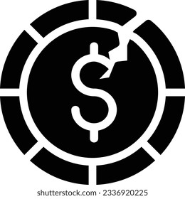 dollar Vector illustration on a transparent background.Premium quality symmbols.Glyphs vector icon for concept and graphic design. 