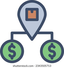 dollar Vector illustration on a transparent background.Premium quality symmbols.Stroke vector icon for concept and graphic design. 
