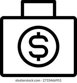 Dollar Vector illustration on a transparent background. Premium quality symmbols. Thin line vector icons for concept and graphic design.