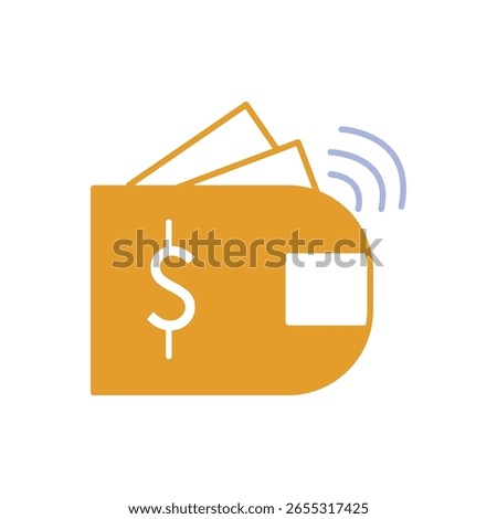 Dollar in wallet fill icon