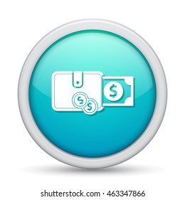 dollar wallet  icon