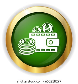 dollar wallet icon