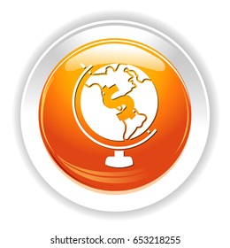 dollar world globe icon
