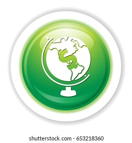 dollar world globe icon