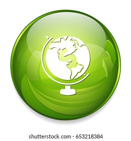dollar world globe icon