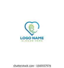 Dollar/cash lover logo design template full vector