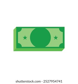 Ícone de dólares. Ilustração plana do ícone de dólares para web design. Ícone de dinheiro isolado no fundo branco para o seu web e design de aplicativo móvel, conceito de logotipo do dinheiro
