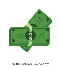 Dollars icon. Flat illustration of dollars icon for web design. Money icon isolated on white background for your web and mobile app design, Money logo concept
