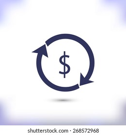 Dollars sign icon