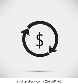 Dollars sign icon