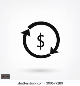 Dollars sign icon