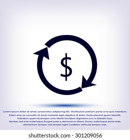 Dollars sign icon
