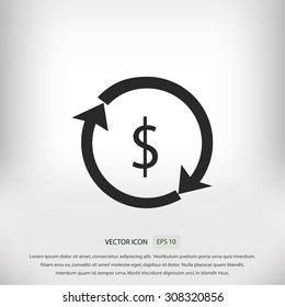 Dollars sign icon