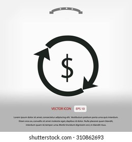Dollars sign icon