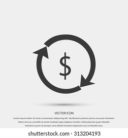 Dollars sign icon