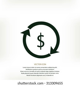 Dollars sign icon