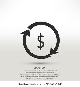 Dollars sign icon