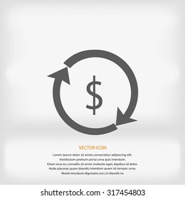 Dollars sign icon