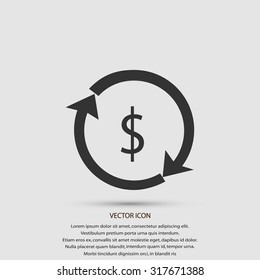 Dollars sign icon