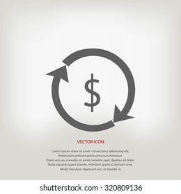 Dollars sign icon