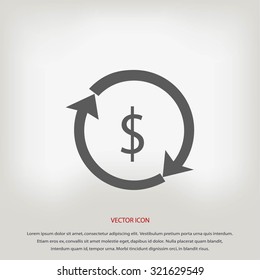 Dollars sign icon
