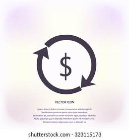 Dollars sign icon
