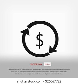 Dollars sign icon