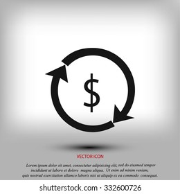 Dollars sign icon