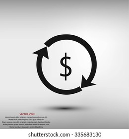 Dollars sign icon