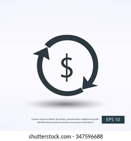 Dollars sign icon
