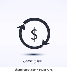 Dollars sign icon