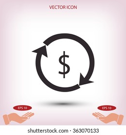 Dollars sign icon