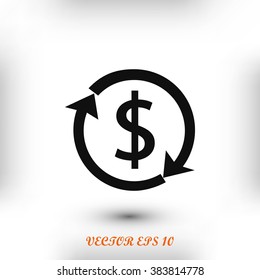 Dollars sign icon