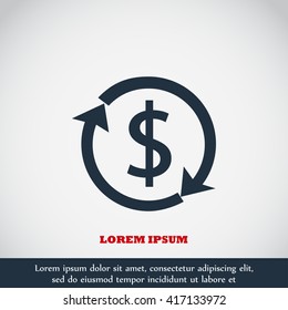 Dollars sign icon