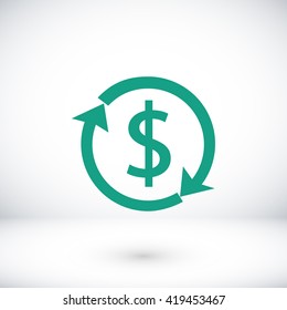 Dollars sign icon