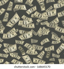 Dollars. Vector format