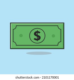 dollars vector, dollars icon, dollars illustration 