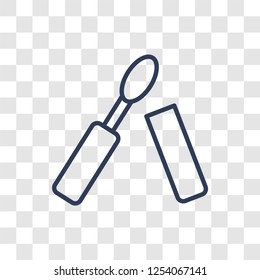 dolled up icon. Trendy linear dolled up logo concept on transparent background from Hygiene collection